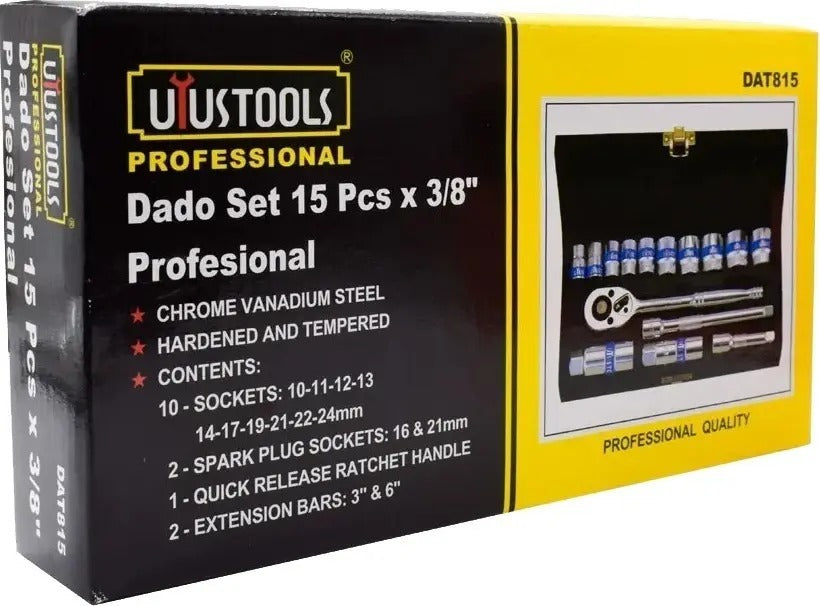 Juego de copas 3/8" x 15 piezas