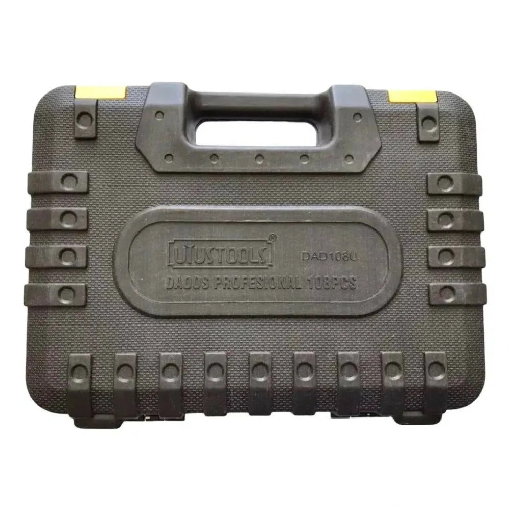 Juego de copas x 108 piezas UYUSTOOLS con cuadrantes de 1/4" y 1/2