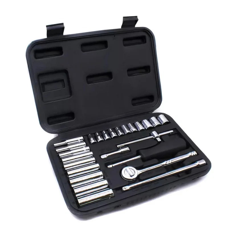 Juego de copas 1/4" x 25 piezas